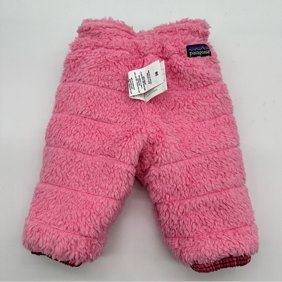 Patagonia Infant Reversible Tribbles Snow Pants Pink Size 3 months - Picture 9 of 11